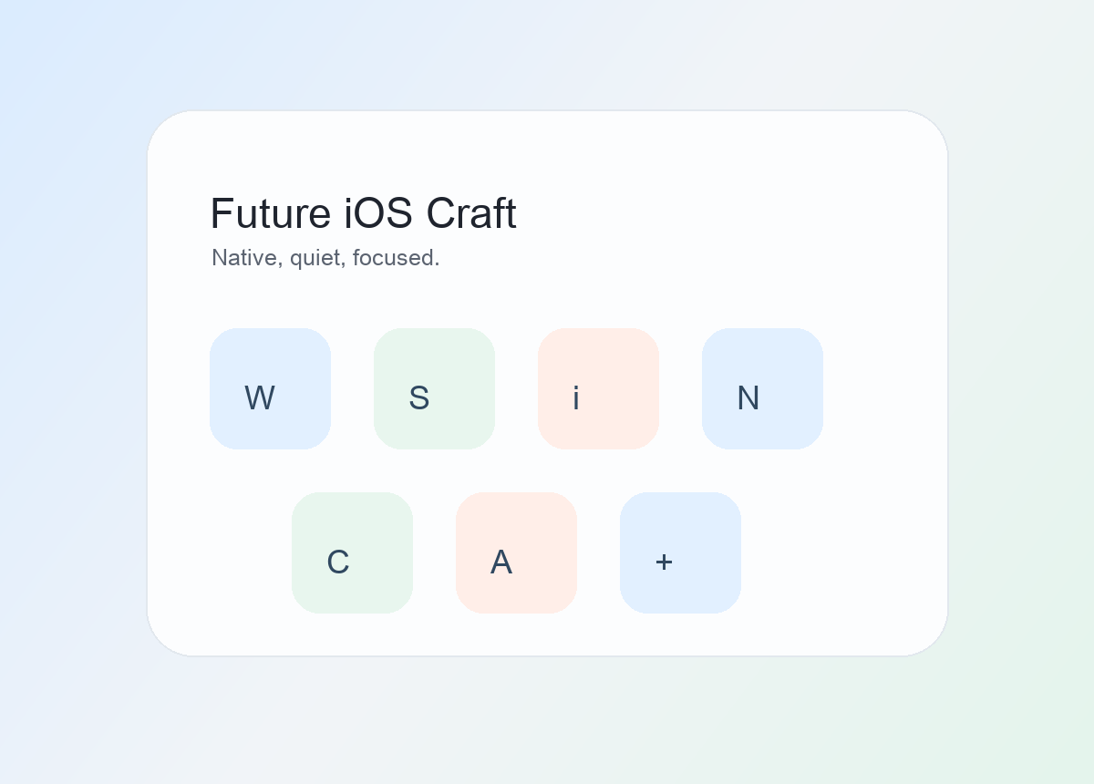 Future iOS Craft